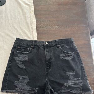 American eagle jean shorts